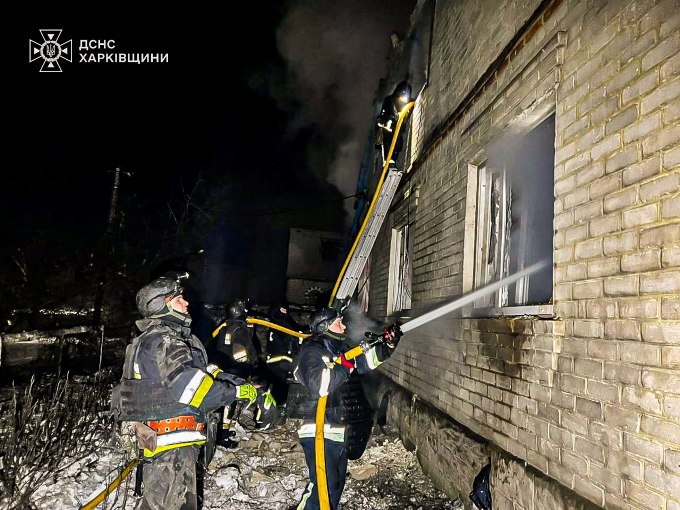 Атака БпЛА по Харківщині: пожежі у трьох громадах