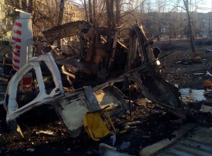 Новини Харкова: на Куп’янщині обстріл знищив швидку