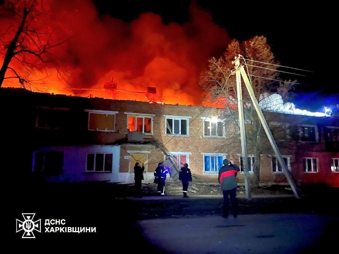 Новини Харкова: у Шевченковому через влучання дрону палав будинок