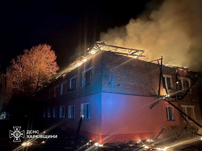 Новини Харкова: у Шевченковому через влучання дрону палав будинок