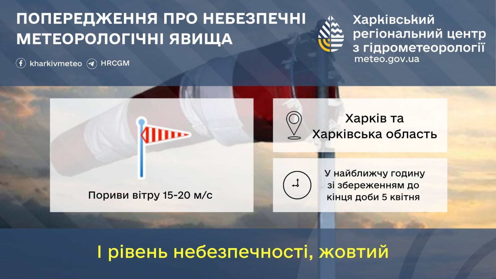 Очікується погіршення погоди на Харківщині: Новини Харкова