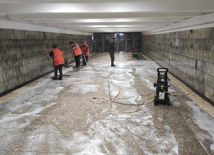 Підземні переходи метрополітену Харкова приводять до ладу