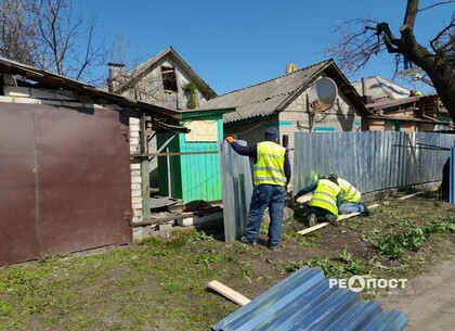 Харківські комунальники усувають наслідки атак безпілотників (фото)