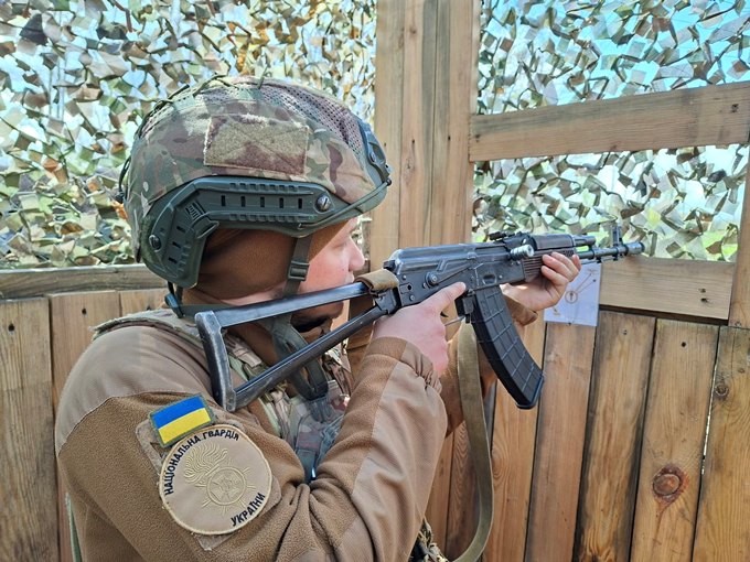 Гвардієць «Скіфів» із позивним «Шрам» 