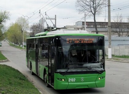У Харкові ремонт контактної зупинить рух тролейбусів без автономного ходу