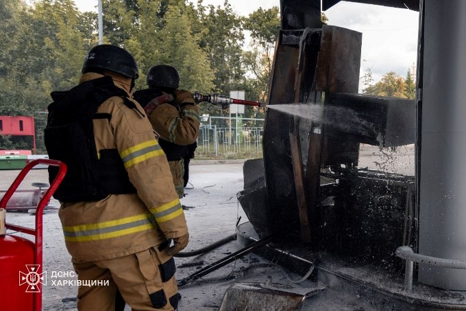 Новини Харкова: ДСНС загасила пожежу на АЗС