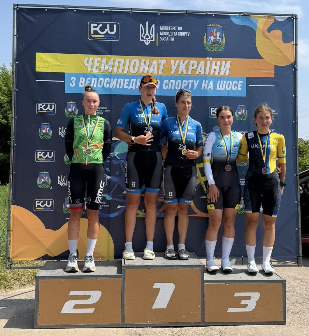 Стали чемпіонками та призерками чемпіонату України харківські велдосипедистки: Новини Харкова