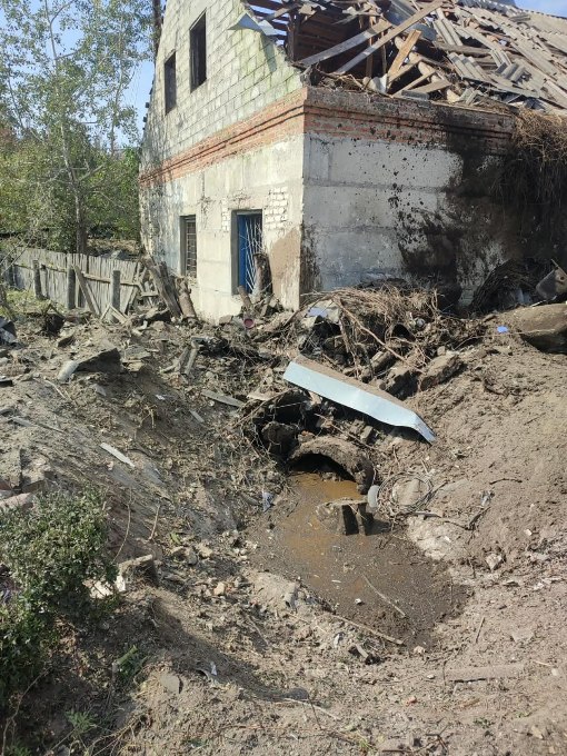 наслідки обстрілів ізюмського району на харківщині