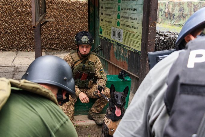 Кінологи «Скіфа» тренують службових собак по чотири години щодня
